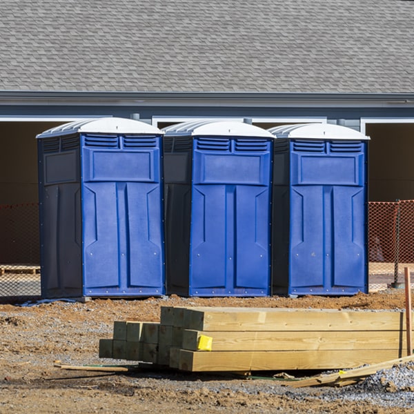 do you offer hand sanitizer dispensers inside the portable restrooms in Hawk Springs Wyoming